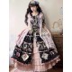 Miss Point Cat Rose Tea Open Front Deluxe Long One Piece(Reservation/Full Payment Without Shipping)